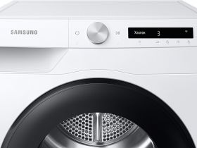 Сушильная машина Samsung DV90T5240AW/LP с интеллектуальной панелью, 9 кг белый