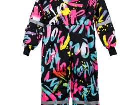 Комбинезон текстильный с полиуретановым покрытием для девочек