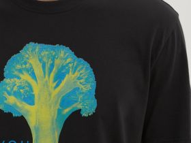 Футболка прямого силуэта с принтом