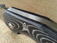 Нож складной LionSteel TM1 MS, сталь Sleipner, рукоять микарта