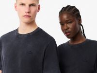 Хлопковая футболка Lacoste унисекс