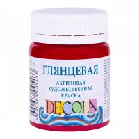Акрил "Decola" 50 мл глянцевый Бордовая