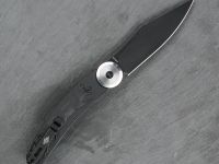 Складной нож Перемен Лисичка BW, сталь 8Cr14MoV, рукоять FRN, черный