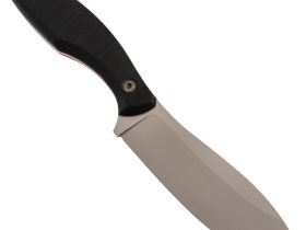 Кованый нож Канадец, сталь AUS-10Co, рукоять G10 черный