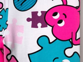 Брюки трикотажные для девочек (легинсы), 2 пары в комплекте