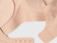 Бесшовный бюстгальтер с формованными чашками, Бежевый