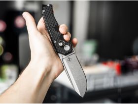 Складной нож Boker Hermod Folder, сталь D2, рукоять G10, черный