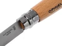Складной нож Opinel №8, нержавеющая сталь, рукоять из бука, блистер