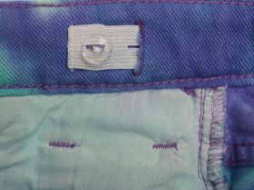 Шорты текстильные джинсовые для девочек