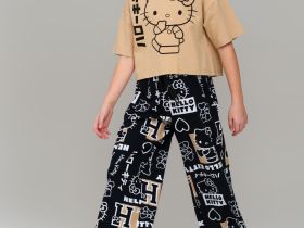 Брюки трикотажные для девочек (кюлоты)