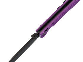 Складной нож Daggerr Dropet DL BW, сталь 8Cr14MoV, рукоять термопластик FRN, фиолетовый