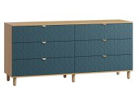 Комод Теджонс 185x85 Деко Аквамарин