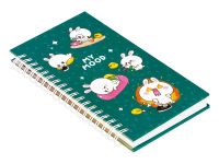 Записная книжка MESHU "My cute day" 95*175 мм 96 л, матовая ламинация, выборочный УФ-лак