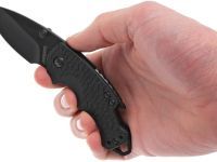 Нож складной Shuffle - KERSHAW 8700BLK, сталь 8Cr13MoV c покрытием BlackOxide, рукоять текстурированный термопластик GFN