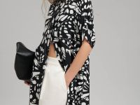 Платье миди свободного кроя