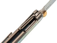 Складной нож Kizer Quoll, сталь S45VN, рукоять Titanium&Rainbow Damascus