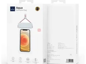 Водонепроницаемый чехол Wiwu Kitty Waterproof Bag для смартфона универсальный (розовый)