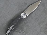 Складной нож Перемен Лисичка, сталь 8Cr14MoV, рукоять FRN, черный