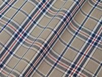 Текстильные трусы-боксеры в клетку, Бежевый