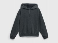 Худи c эффектом стирки, Серый