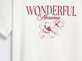 Футболка с принтом, Белый