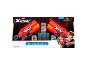 36434 Игровой набор ZURU X-Shot EXCEL: Рефлекс ДУО (2 бластера, 3 мишени, 16 снарядов)