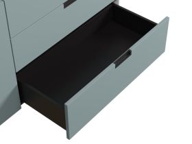 Тумба Лигес 183x87 Серо-зеленый
