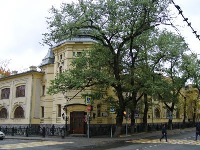 Ресторан Скалкина И.А. "Эльдорадо". Здесь в августе 1918 г. Ленин В.И. выступал с речью "Советская республика в опасности", н. XX в., арх. Кекушев Л.Н.