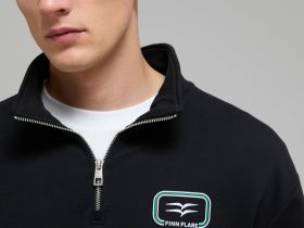 Толстовка с воротником на молнии