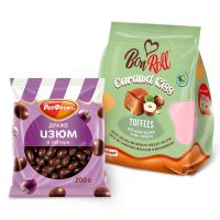 Набор драже изюм и «Bon Roll», 2 шт