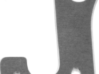 Держатель заднего переключателя &quot;петух&quot; Meta №199 фрезерованный (серебристый)