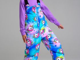 Комплект текстильный с полиуретановым покрытием для девочек: куртка, полукомбинезон