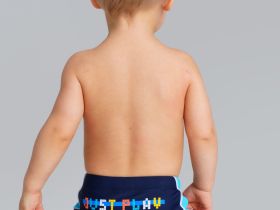 Плавки-шорты детские трикотажные для мальчиков, средней длины