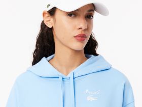 Женская флисовая толстовка Lacoste оверсайз