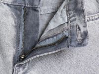 Прямые джинсы с высокой посадкой для девочек, Серый