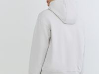 Толстовка на молнии с капюшоном, Белый