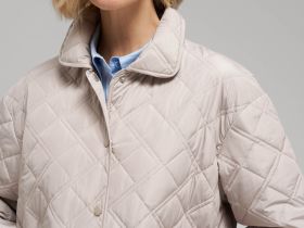 Стеганая куртка с искусственным утеплителем и водоотталкивающей пропиткой