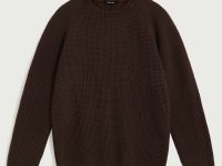 Джемпер с рукавом реглан и округлой горловиной