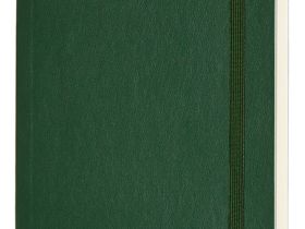 Записная книжка, пунктир Moleskine "Classic Soft" Large 13х21 см 192 стр., обложка мягкая зеленая