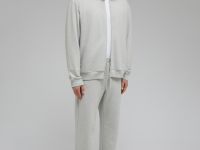 Толстовка на молнии с воротником-стойкой