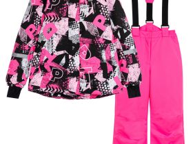 Комплект текстильный с полиуретановым покрытием для девочек: куртка, брюки