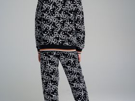 Комплект трикотажный для девочек: толстовка, брюки