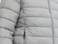 Утеплённая лёгкая куртка с воротником-стойкой, Бежевый