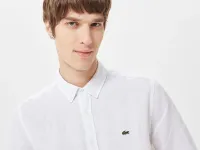Мужская льняная рубашка Lacoste