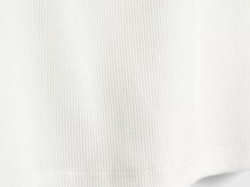 Футболка в рубчик для девочек, Белый