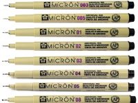 Линер Sakura "PIGMA MICRON 08" 0,50 мм, черный