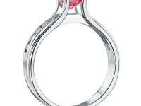 Кольцо из белого золота э4012кц09150600_pink