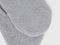 Короткие носки с противоскользящими точками, Серый