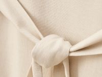 Платье Lino с поясом, бежевое