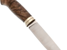 Нож с фиксированным клинком Ястреб, сталь VG-10, рукоять орех